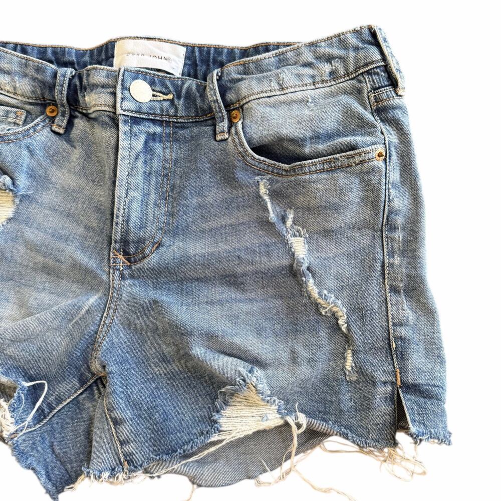 Dear John GiGi Distressed Denim Shorts Size 29 - Picture 2 of 8
